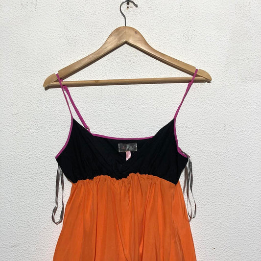 Vintage Y2K 00s Orange Lipsy Cami Top - Size 14