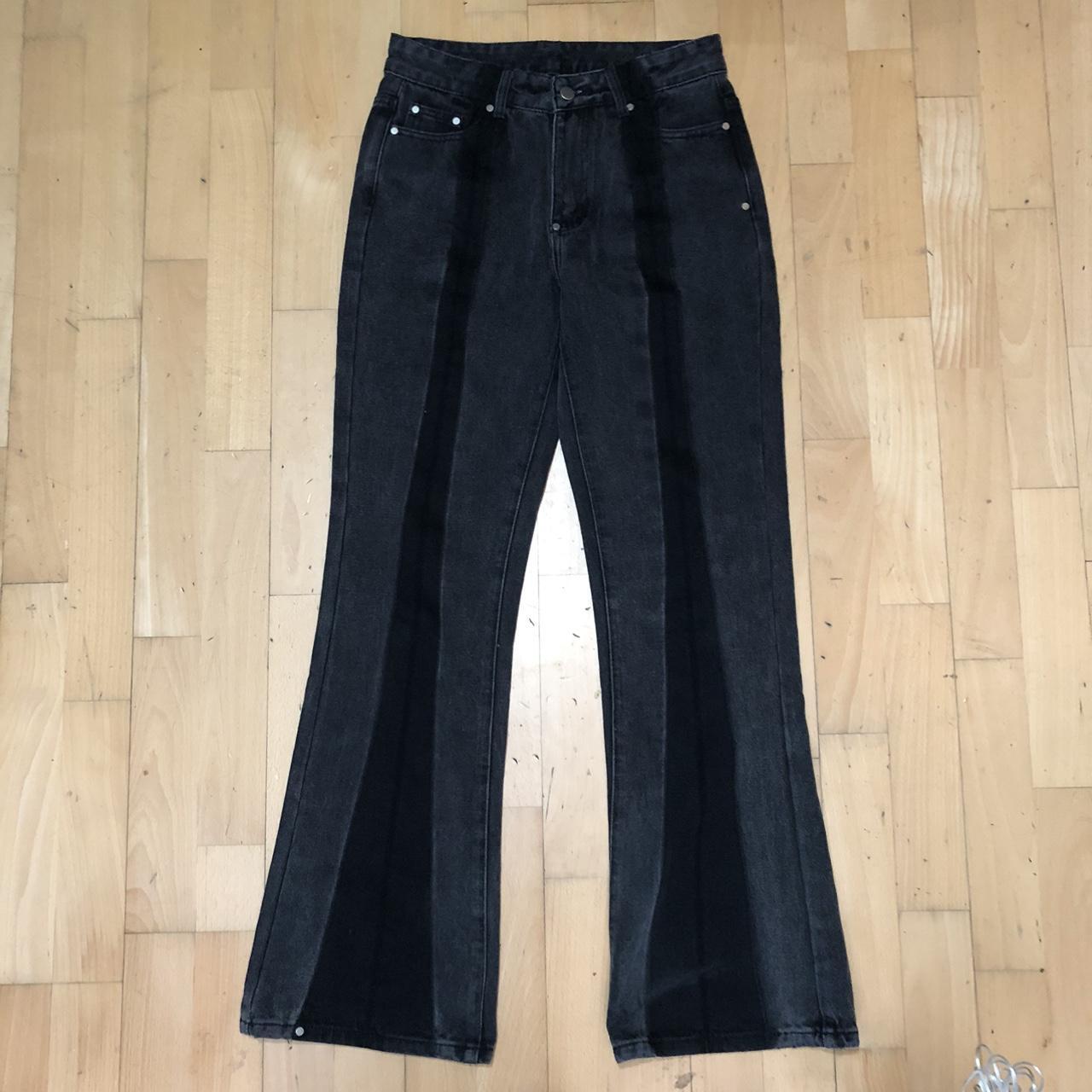 Black Citizens of No Place CONP Flared Jeans - Small