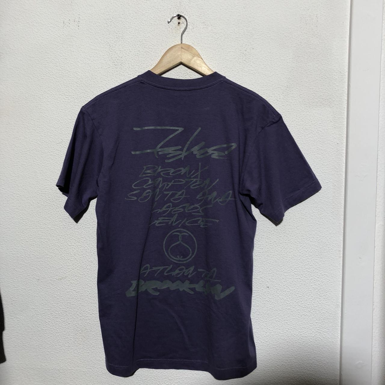 Vintage Purple Stussy T Shirt - Medium