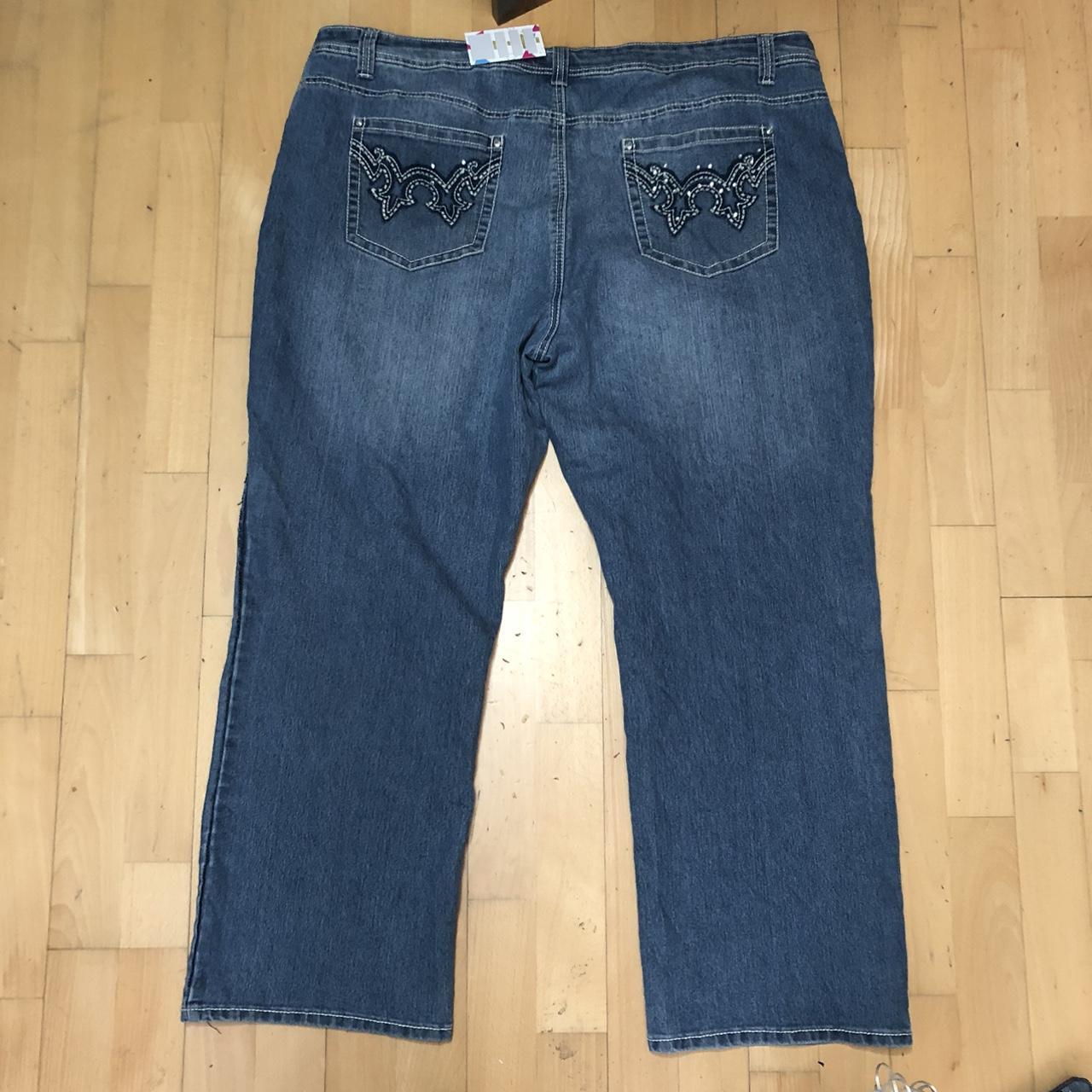 Vintage 00s Y2K Apple Bottom Jeans Mossini - Size 24