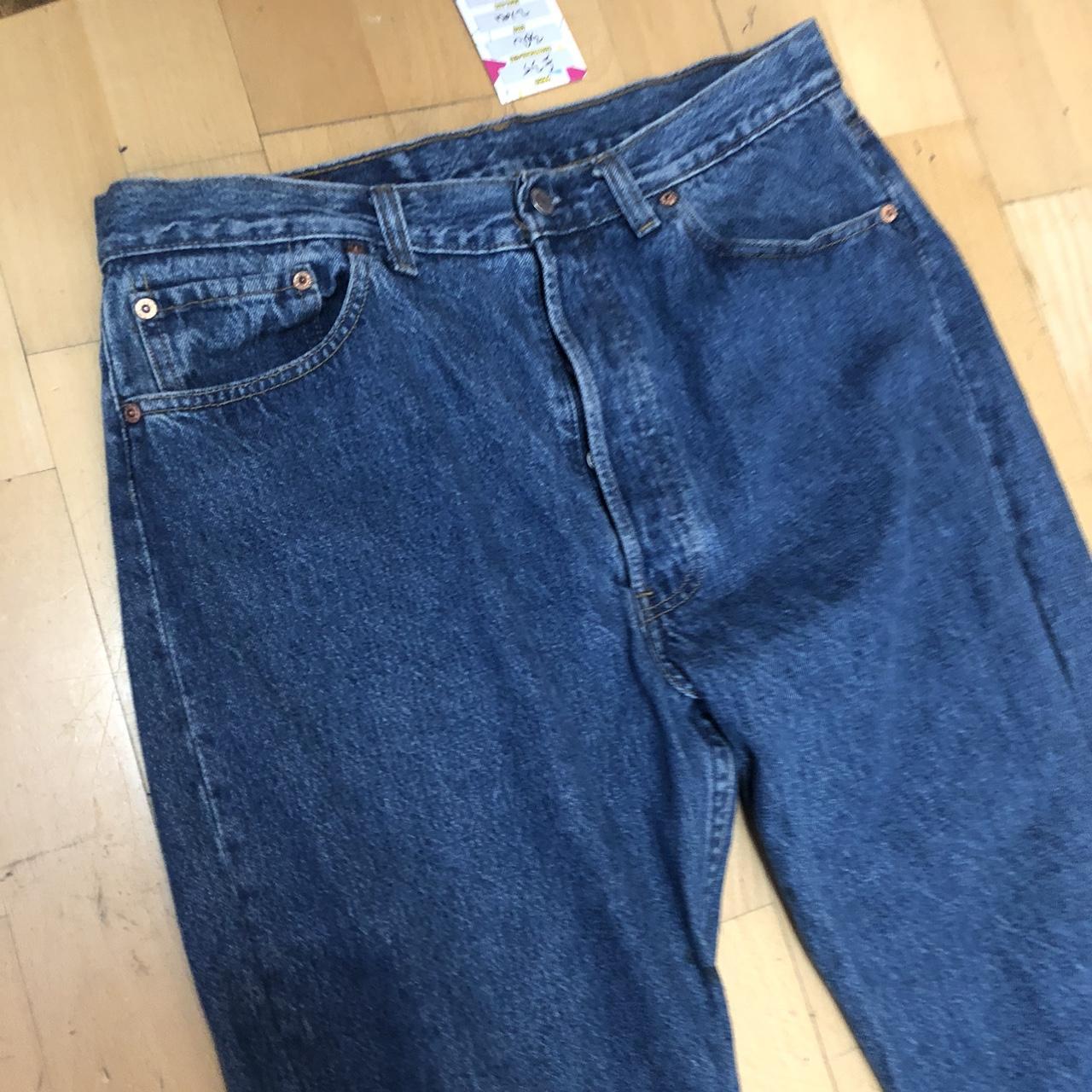 Vintage 90s Blue Levi’s 501 Jeans made in USA Straight Leg - 36W 30L