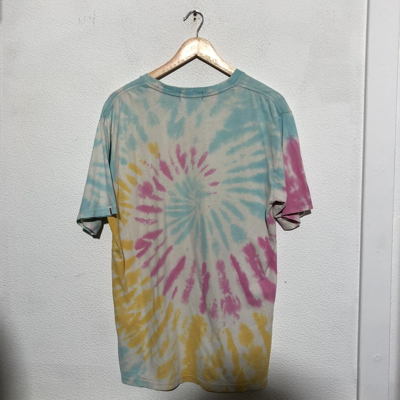 Vintage Tie Dye A Bathing Ape BAPE T Shirt - Large