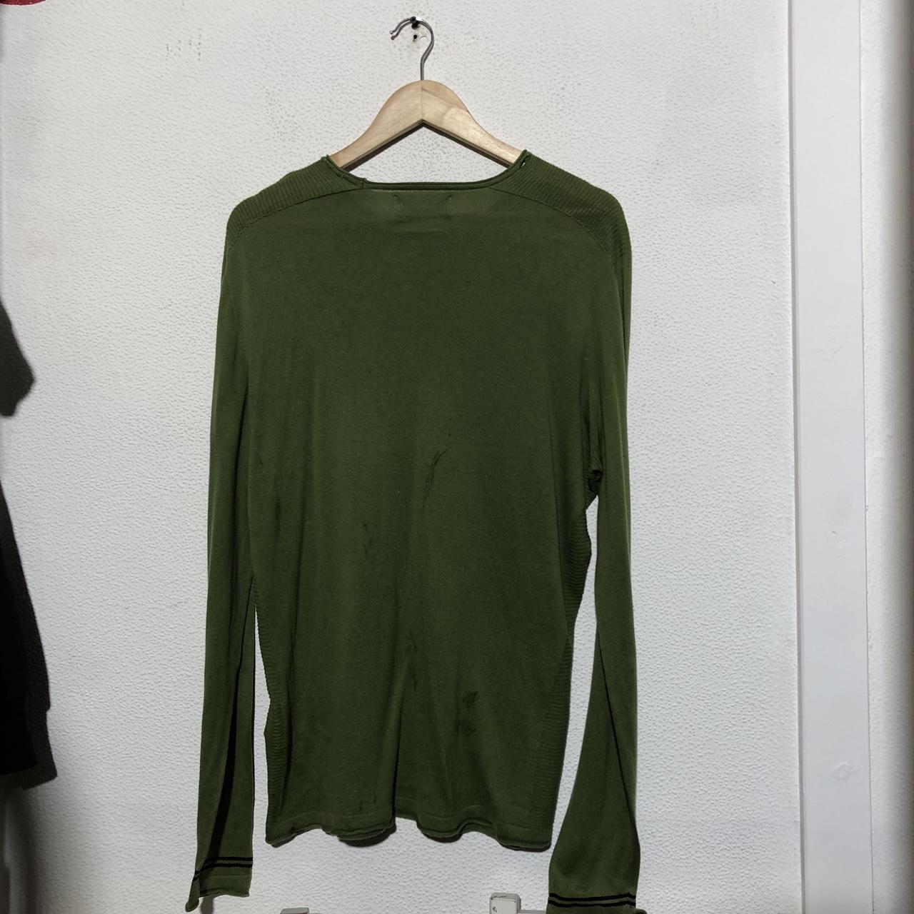 Vintage Green Stone Island Jumper Thin Knit - XL