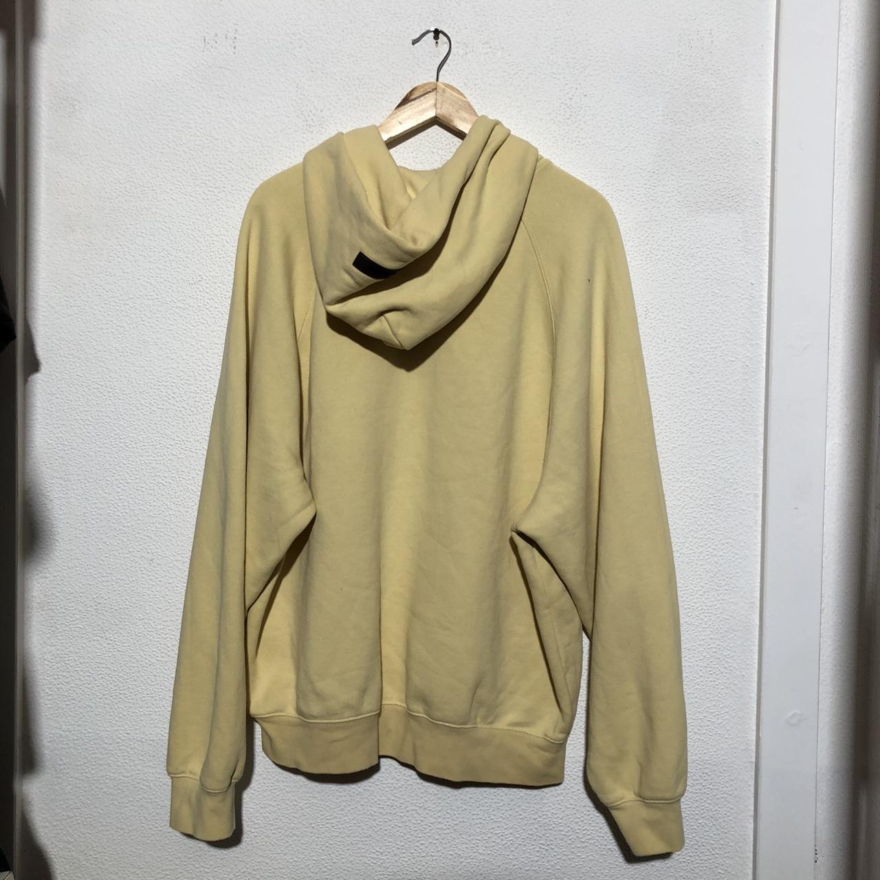 Yellow Essentials Fear of God Blank Hoodie - Large