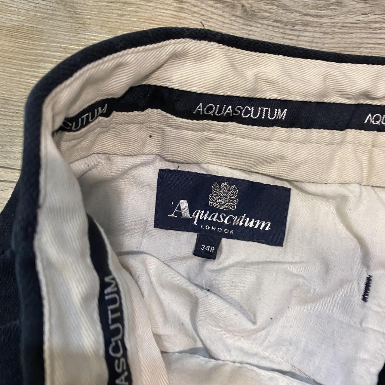 Vintage navy Aquascutum trousers 24W