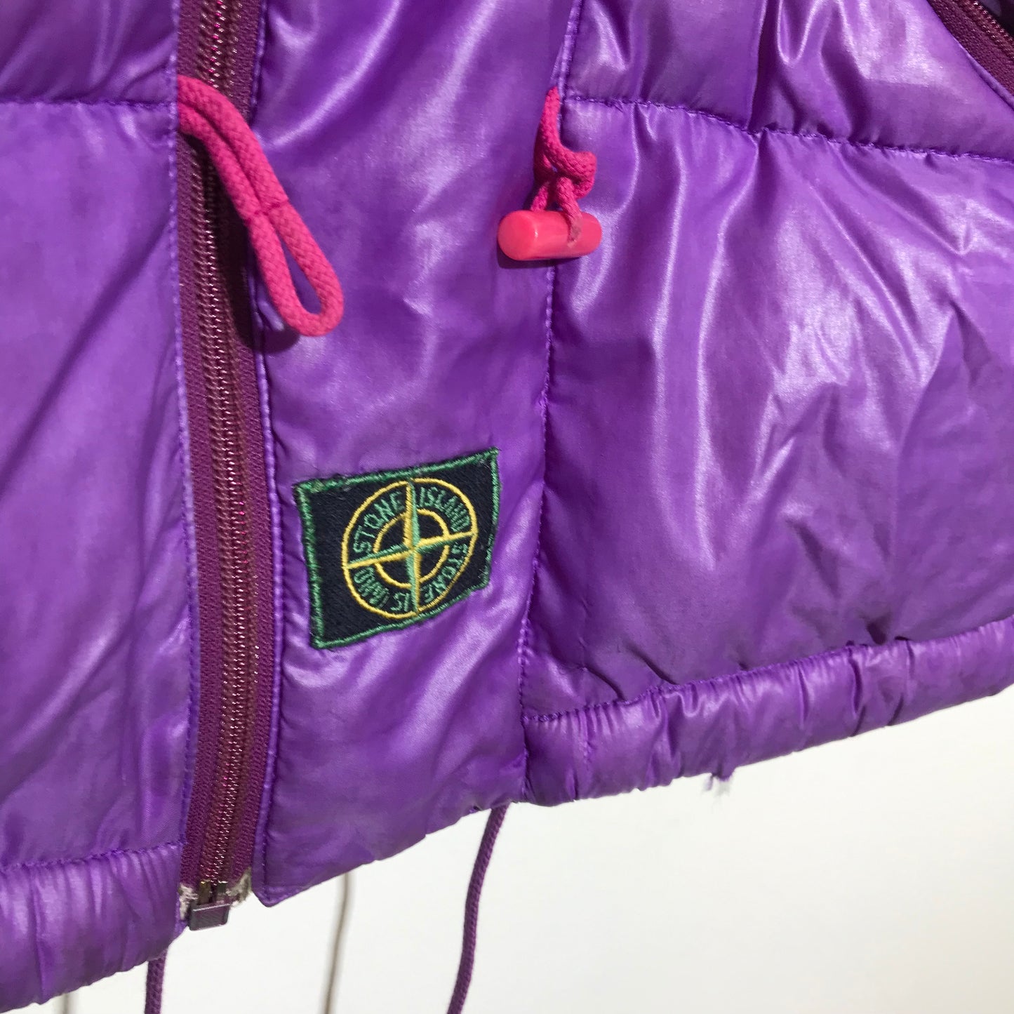 Vintage 80s Purple Moncler Grenoble Ski Puffer Jacket - Large