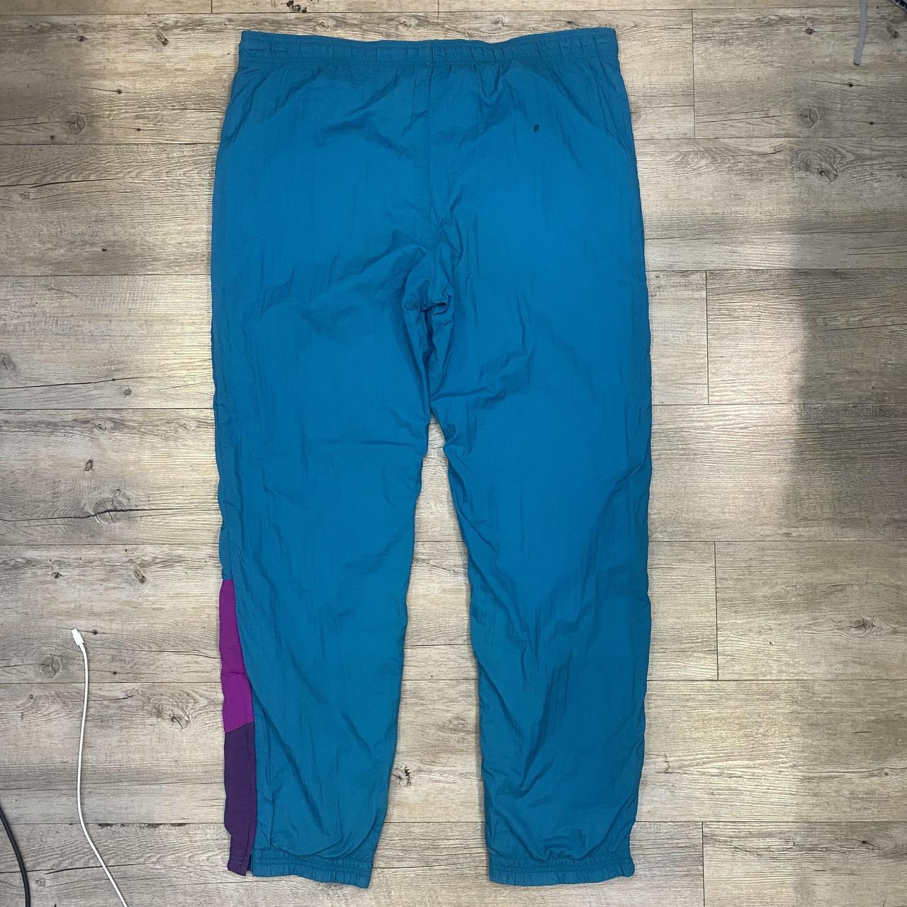 Vintage 80s blue Nike parachute Tracksuit Bottoms-M – Leech Vintage