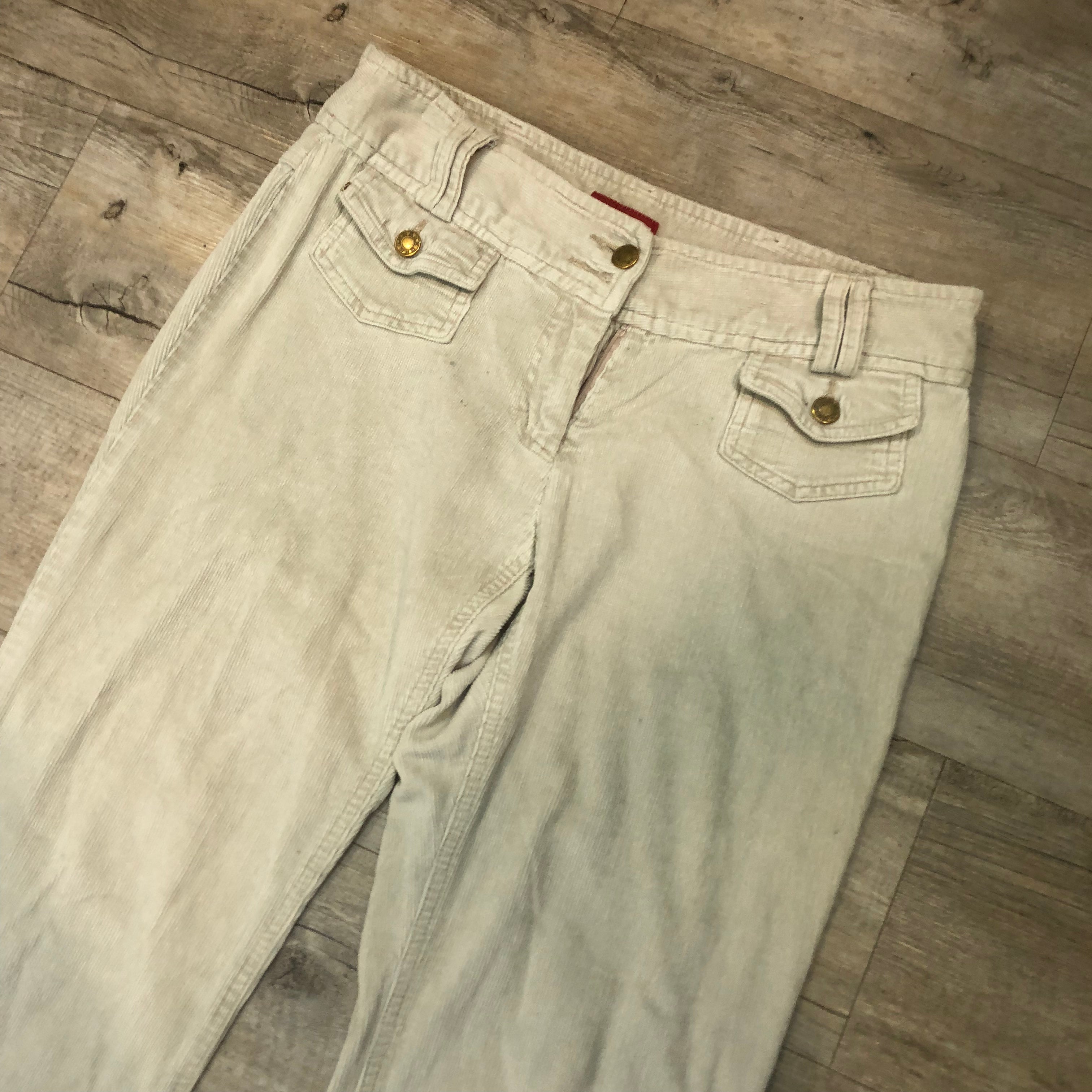 Cream corduroy hot sale jeans